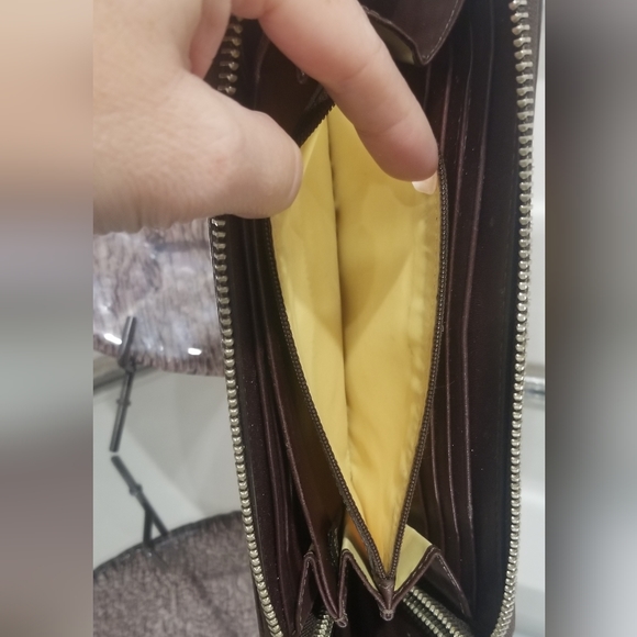 COACH Heritage Coated Canvas Full Size Wallet - Picture 10 of 10